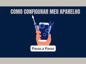 Cartao de visita manutencao de celulares ilustrado azul e cinza