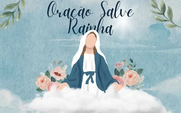 Post para Instagram Assuncao da Virgem Maria Nossa Senhora Azul