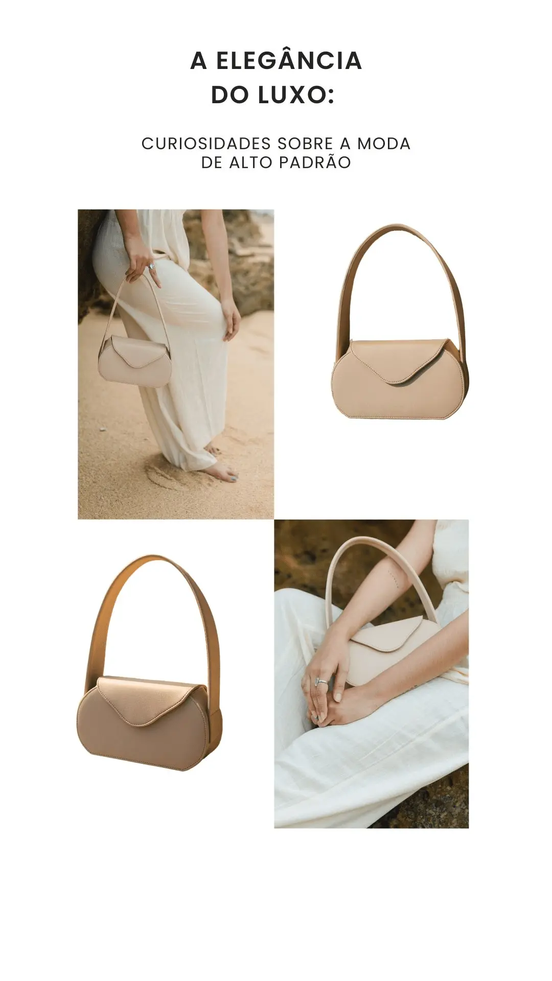 Story Instagram Bolsa Feminina Loja Online Moda Minimalista